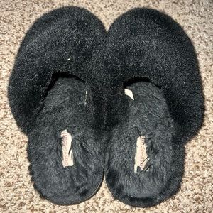 Fuzzy slippers - worn frequently!